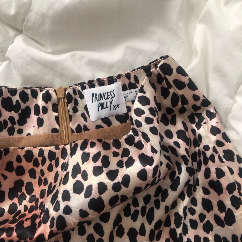 Princess Polly ໒꒱ Jemima Grace printed mini skirt